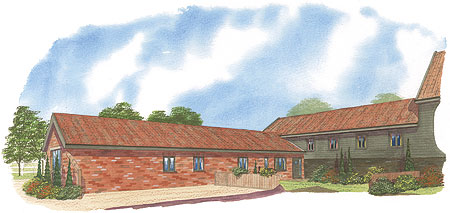 The Wheat Barn Artists Impression